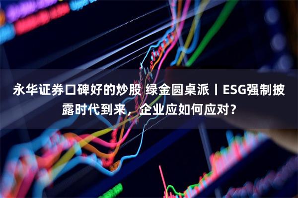 永华证券口碑好的炒股 绿金圆桌派丨ESG强制披露时代到来，企业应如何应对？