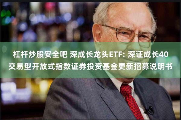 杠杆炒股安全吧 深成长龙头ETF: 深证成长40交易型开放式指数证券投资基金更新招募说明书
