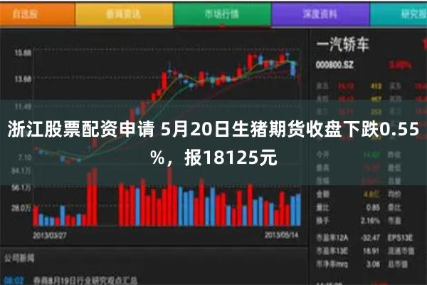 浙江股票配资申请 5月20日生猪期货收盘下跌0.55%，报18125元