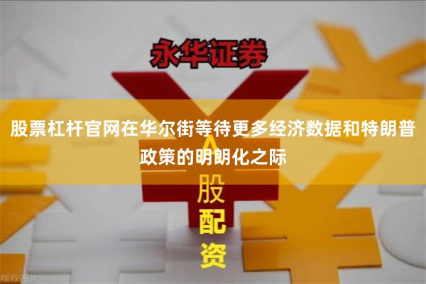 股票杠杆官网在华尔街等待更多经济数据和特朗普政策的明朗化之际